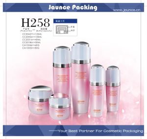 50ml ki gen koulè kosmetik Glass boutèy Glass krich JH-HX-H258